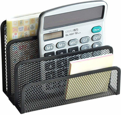 Wishbone MESH Letter Paper File Rack(Set Of 1, Black)