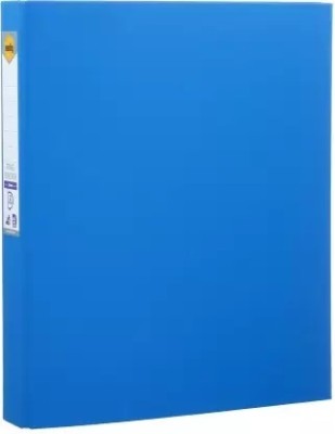 GPN PRINT 2D RING BINDER -1 PSC Plastic Ring Binder File, 2D A4 Size Tough & Durable Ring plastic(Set Of 1, Blue)