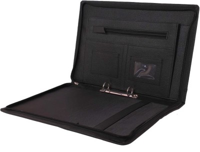 Flipkart SmartBuy PU Leather Document File Folder (With 20 Leaves)(Set Of 1, Black)