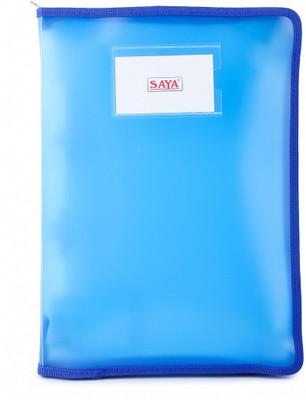 SAYA PVC File Folder(Set Of 1, Blue)