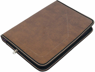 TOTAM PU LEATHER File Folder(Set Of 1, COFEE BROWN)