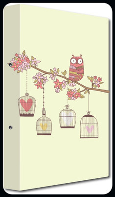 Nourish Cardboard Punchless File Folder(Set Of 1, Yellow)