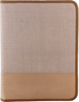 ZesTale Jute File Folder(Set Of 1, Beige)