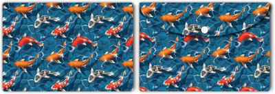Nourish Plastic Document Folder(Set Of 2, Multicolor)