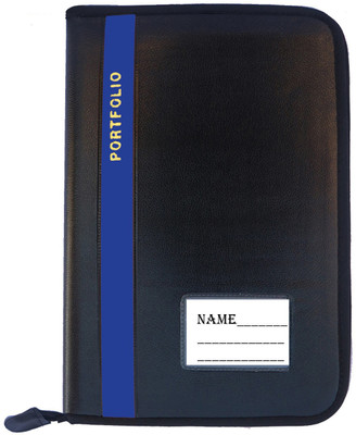 Kopila PU Leather file folder for documents & Certificate(Set Of 1, Blue)