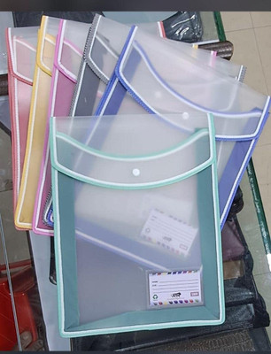 Maxjet Plastic and Cloth File Folders Envelope Expanding File Wallet Organizer Documents Folder 4Pic(Set Of 4, mulicolour)