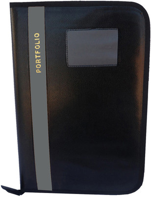Kopila PU Leather Conference File(Set Of 1, Grey)