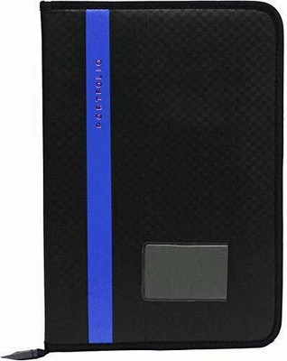 MULBURY FAUX LEATHER FILE(Set Of 2, Red, Blue)