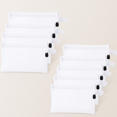 YELONA Nylon Mesh Foder(Set Of 8, White)
