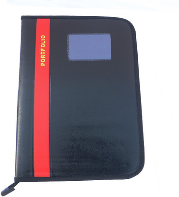 Kopila Synthetic Leather Document Bag/File Folder/Portfolio/Certificate Executive File Set of 1 Red(Set Of 1, Red)
