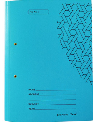 SHINING ZON Paper Spring File Paper Spring File(Set Of 1, Blue)