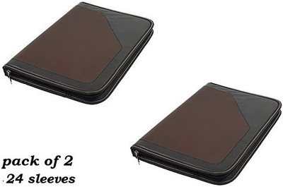 JSMSH Leather Executive Folder for Certificate(Set Of 2, Brown)