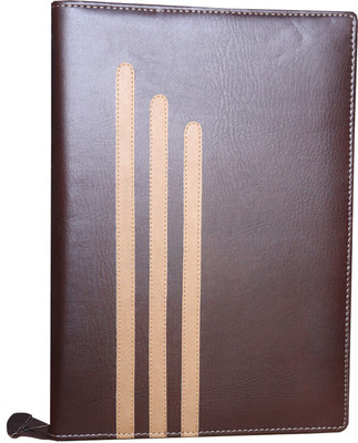 Kopila PU file and document folder for School and office(Set Of 1, Brown)