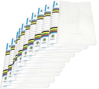 Goodwill Tech Polypropylene Transparent File Folder Case, A4 Size Presentation File/Report File Super Line Transparent Report(Set Of 10, Transparent)