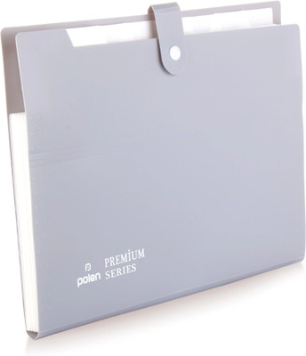 polen PP 8 Pocket Expanding File Folder, Accordian File Organizer With FS Letter Size Paper Document Receipt Organizer Storage Of Office Management. ( Pestal Grey )(Set Of 1, Pestal Grey) polen PP 8 Pocket Expanding File Folder, Accordian File Organizer With FS Letter Size Paper Document Receipt Organizer Storage Of Office Management. ( Pestal Grey )(Set Of 1, Pestal Grey)