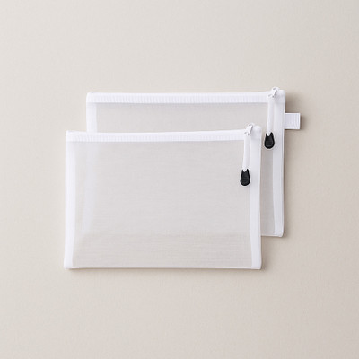 YELONA Nylon Mesh Foder(Set Of 2, White)