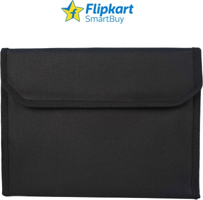 Flipkart SmartBuy Jute Multiple Cheque Book/ Passbook Passport /Car Document Holder for Men & Women(Set Of 1, Black)