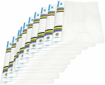Ang Polypropylene A4 Size Report File Folder, 10pcs Plastic Transparent Documents Clip File Folder for Certificates/Letter/Report/File Page Holde(Set Of 10, Transparent)