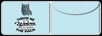 Nourish Plastic Document Folder(Set Of 2, Light Blue)