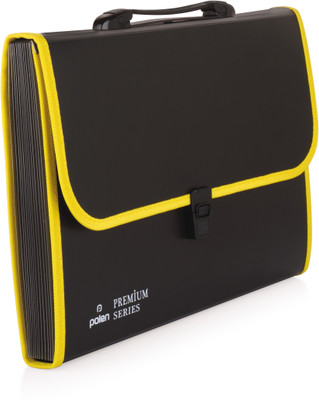 polen Polypropylene Expanding File Folder(Set Of 1, Yellow)