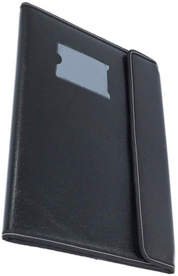 JSMSH Leather Executive Folder for Certificate(Set Of 1, Black)