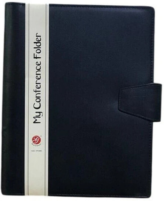 God's Grace Leatherite PU Folder(Set Of 1, Black)