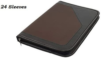 NSSP PU Leather Leather Document File Folder(Set Of 1, Brown)