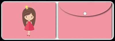Nourish Plastic Document Folder(Set Of 2, Pink)