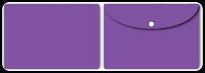 Nourish Plastic Document Folder(Set Of 1, Purple)