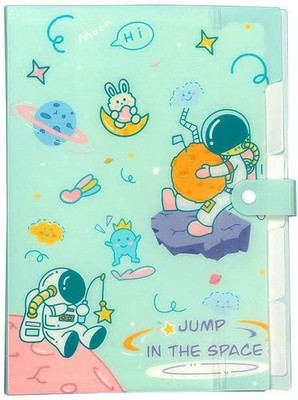 Sanjis Enterprise Plactik Space docoment file folder (Green)(Set Of 1, Green)
