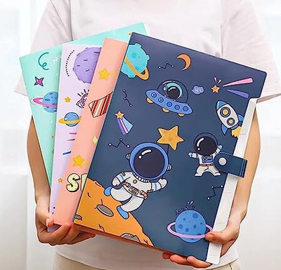 Hugsncuddles plastic document organiser(Set Of 1, Multicolor)