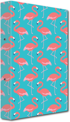 Nourish Cardboard Punchless File Folder(Set Of 1, Turquoise flamingo)