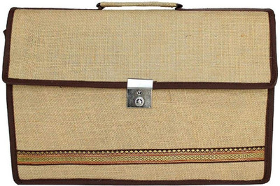 RONAK Jute Executive File Folder for Document/Paper Holder Multi-Purpose Jute Bag Jute File Folder Bag(Set Of 1, Brown)