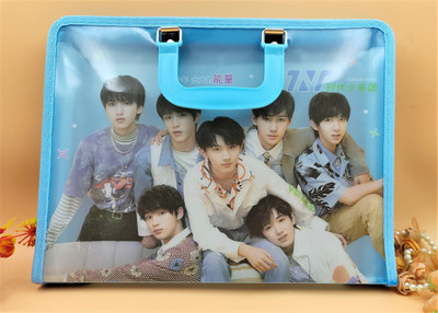 Paper Bear Plastic Documents File Folder Organizer(Set Of 1, Light Blue)