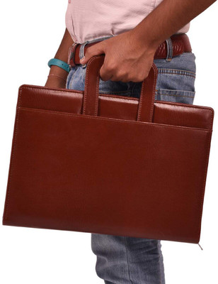 Leffit Leather file folder(Set Of 1, Brown)