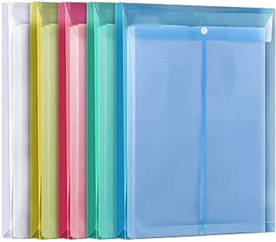 jewett My clear bag File Folder(Set Of 5, Multicolor)