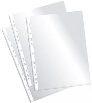 KRISHVIA Plastic File Folder(Set Of 50, Transparent)