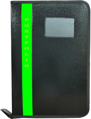Leffit Leather Professional File Folder Document(Set Of 1, Green)