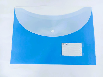 LAWPOINT Plastic File Folder(Set Of 12, Blue, Orange)
