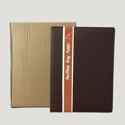 God's Grace Leatherite PU Folder(Set Of 1, Brown)