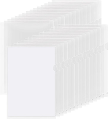 SHINING ZON PLASTIC PolyPropylene Document File(Set Of 50, Transparent)