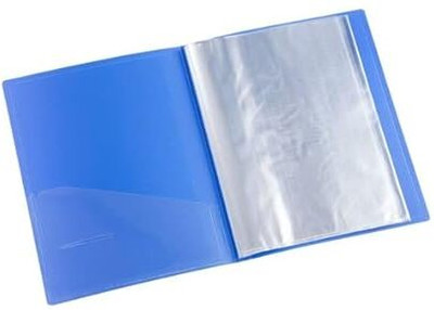 jewett A5 Small Size Blue Color 20 Pocket Display Book File Folder(Set Of 2, Blue)