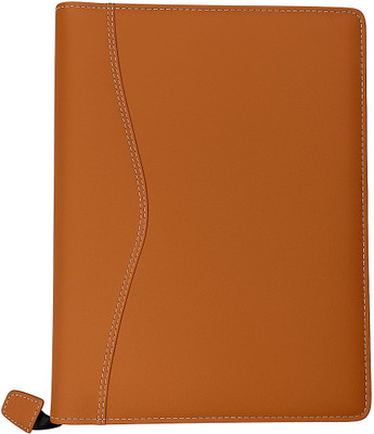 kittu Faux leather B4 size document file 20 inner leafs(Set Of 1, Brown)
