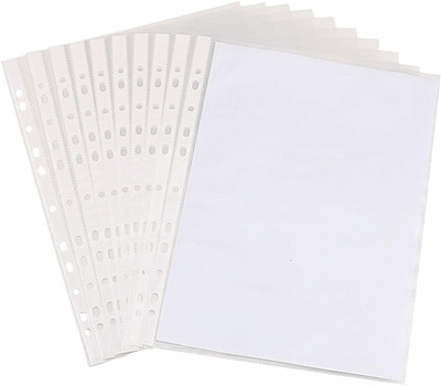 SHINING ZON Sheet Protector Document File(Set Of 500, Transparent)