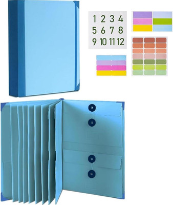 SVULINT Document Organizer Labels,File Folders with Pockets,Personal Document Organizer(Set Of 1, Multicolor)