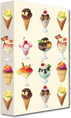 Nourish Cardboard 2-D- Ring Binder(Set Of 1, Multicolor)