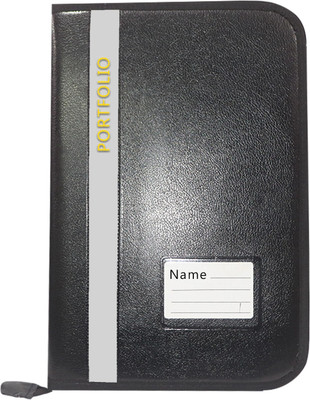 Parthav PU Leather Office Document,Certificate File Folder With 20 Leefs for A4/FS Document(Set Of 1, Grey)