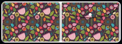 Nourish Plastic Document Folder(Set Of 2, Embroidered-Flowers)