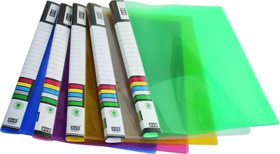CAMPIO Polypropylene (PP) 10 Pcs Transparent File Folder Case, A4 Size Presentation File(Set Of 10, Transparent File Folder)