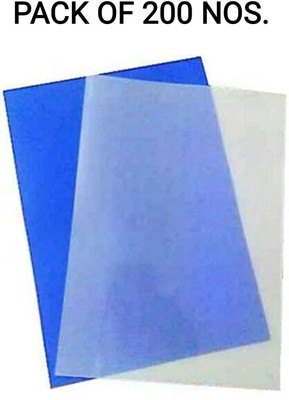R K SALES Plastic Spiral Sheet(Set Of 200, White, Blue)